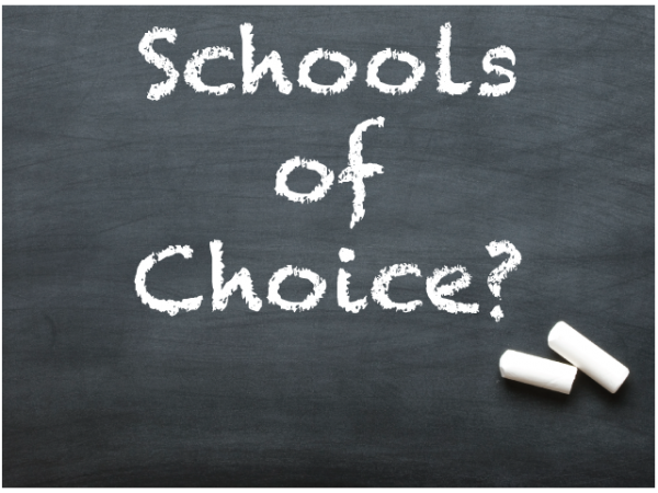 Schools of Choice Chalkboard Image